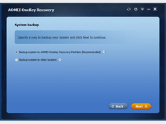 AOMEI OneKey Recovery